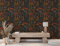 Fchen art Große Vintage-Tapete zum Abziehen und Aufkleben, Vintage-Stil, Retro, Boho, abnehmbares Kontaktpapier, Vogel, Garten, zum Abziehen und Aufkleben, Blumentapete für Küchenschrank, Möbel,