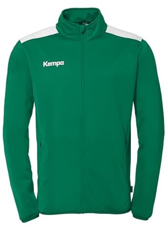 Kempa Herren Emotion 27 Poly Sport-Jacke, Lagune/weiß, 152 EU