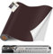 Leder kunstleder selbstklebend, 40 x 200cm leder reparatur set, Leder Reparatur Kit für Möbel, Sofa, Autositze, Taschen, Leder Reparatur und Renovierung(Glatt Dunkelbraun)