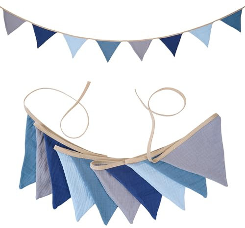 Wimpelkette Kinderzimmer,2.6m Wimpelkette Stoff,Wimpelkette Stoff Kinderzimmer,Wimpelkette Outdoor,Wimpelkette Baby,Wimpelkette Beige,Wimpelkette Outdoor,Wimpelkette Bodenbett