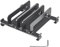 Vertical Laptop Stand, Triple Slot Laptop Riser, Adjustable Laptop Stand for Desk, Aluminum Desktop Stand Fits All MacBook and Laptop