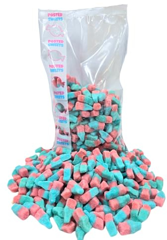 Fizzy Blue bottle Sweets in Bulk, 700g Bag full of the Classic Retro Candy, Pick and Mix for parties, Gifts and Sharing