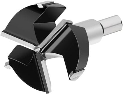 hsawbit Forstnerbohrer, 95 mm, dreischneidig, hartmetallbestückt, Lochschneider für Hartholz, Holzbearbeitung, Scharnierschneider, Scharnierbohrer