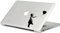 Banksy Aufkleber Mädchen mit Ballon, heart, sticker, decal, love, (10cm) black/Laptop, Handy, car etc.