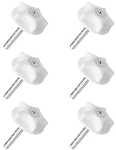 6 Pcs Headboard Fixings,M8 Headboard Screws,Floor Standing Headboard Screws,Washers Bed Headboard Bolts,Washers Strong Hold Bed Headboard Bolts Fittings For Divan Bed,Keep The Headboard Fixed