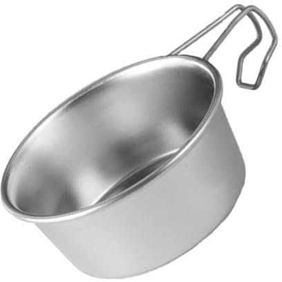 Happyyami Edelstahl Camping Schüssel Mit Griff Faltbare Outdoor Kochschüssel Für Picknick Bbq Wandern Für Camping Und Abenteuer Leicht Und Platzsparend