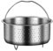 Pressure Cooker Insert Steamer Stainless Steel Basket Rice Steam Pressure Cooker (20cm)