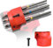 Magnetic Bit Holder for Milwaukee M12 GEN3 Impact Driver & Drill, Heavy Duty Tool Holder, Red - Secure and Convenient Accessory for Quick Bit Changes
