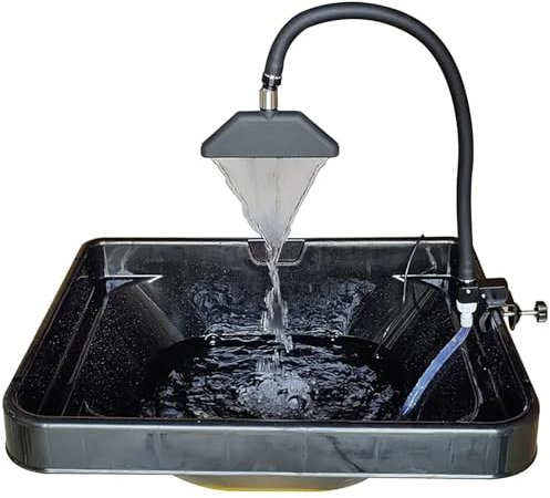 Cadre de Circulation d'eau pour Spa, équipement de Spa réglable à 360° avec Pompe à Eau et Fixation métallique, bac à shampoing pour Douche et Cheveux Head Spa Water Circulation Rack