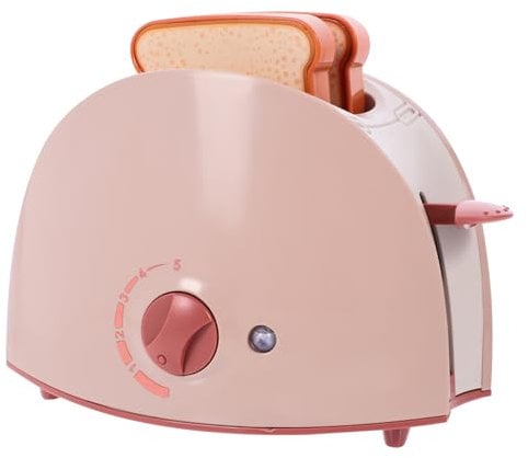 Yardwe 1 Set Electric Bread Maker for Realistic Toaster Simulation Kitchen Plaything Educational for Hands Learning Imaginative Play Safe Rounded Edges present for Ages
