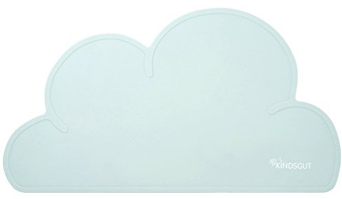 Kindsgut Platzdeckchen Wolke, Tischset, Unterlage in kinderfreundlichem Design und dezenten Farben, frei von BPA, Aquamarin