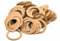 KINETICS LINE Joint Plat 1 1/4 Pouce (56 x 42 x 0.5 mm) 100 Pièces en Techniquement Pressé Carton pour Éléments de Radiateur Fonte (Jusqu'à 110°C)