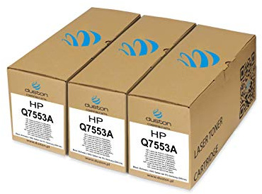 duston 3X Q7553A, 53A Schwarz Toner kompatibel mit HP Laserjet M2727NF MFP P2014 P2015 P2015d P2015dn P2015n P2015x