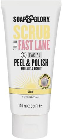 Soap & Glory™ 2-Minuten-Gesichtspolitur und Peeling - Vitamin C und Milchsäure - Für alle Hauttypen - Peeling und Politur in einem - Porenbehandlung und Feinlinienbehandlung