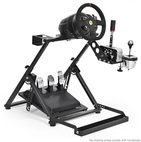 Marada Steering Racing Wheel Stand X Frame Support for G29 G920 T300RS T150 Racing Simulator Steering Wheel Stand Wheel Pedals NOT Included