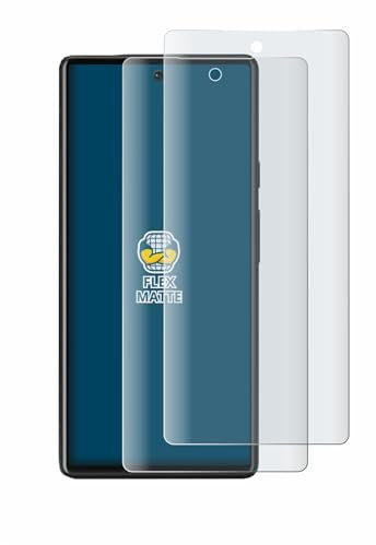 BROTECT Full-Cover Schutzfolie Matt für Google Pixel 6 (2 Stück) - Full-Screen Displayschutz-Folie, 3D Curved, Anti-Reflexion