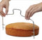 Tagliatorta doppio filo acciaio 31 cm affettatrice dolci strati torte focacce utensile cucina taglierina manuale accessorio pratico preciso casa