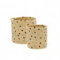 Rice - Raffia Bin with Blue Details - Set of 2