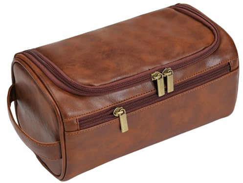Personalized Large Toiletry Bag for Men,Minimalist Travel Toiletry Organizer Dopp Kit Water-Resistant Shaving Bag for Toiletries Accessories,Door Room Essentials,Ideal Chrismas Gifts for Men
