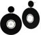 Soul-Cats lustige Statement Ohrringe als Schallplatte Vinyl Disc