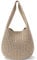 hatisan Häkeltaschen für Damen, Sommer, Strand, Tragetasche, ästhetische Tragetasche, Hippie-Tasche, Stricktasche, Stil 1, Kakhi, Large
