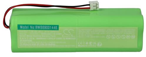 vhbw Batterie Compatible avec Spektrum DMS 11X, DX6, DX7, JR 11X, X378A, X9303, XP6102, XP662 télécommande Manette de Drone (2000mAh, 9,6V, NiMH)