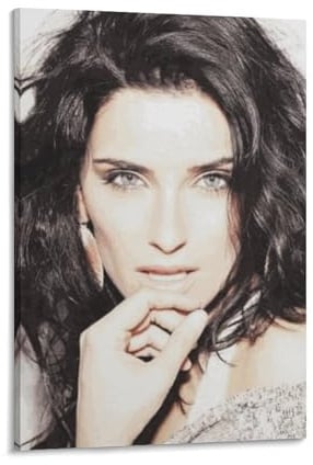Nelly Furtado Sängerin Leinwand-Poster, hochauflösender Druck für Zuhause, Büro, Wandkunst, Deco, 30 x 45 cm