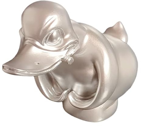 LATRAT Angry Duck Kühlerfigur, Wütende Ente, Auto Motorhaube Ornament, für Autodekorationen und Raumdekoration, mattiertes Modell