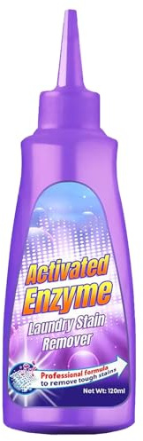 KOAHDE Stubborn Stain Cleaner Oil Remover,Enzyme White Clothes Detergent,Active Enzyme Laundry Detergent,Active Enzyme White Shirt Guardian,Clothes Oil Stain Remover Liquid,Active Enzyme Laundry