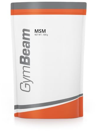 GymBeam MSM - Integratore Articolare Vegano in Polvere - MSM in Polvere Solubile per la Salute di Articolazioni, Ossa, Tendini e Cartilagini - Ideale per Sportivi e Persone Fisicamente Attive (500 g)