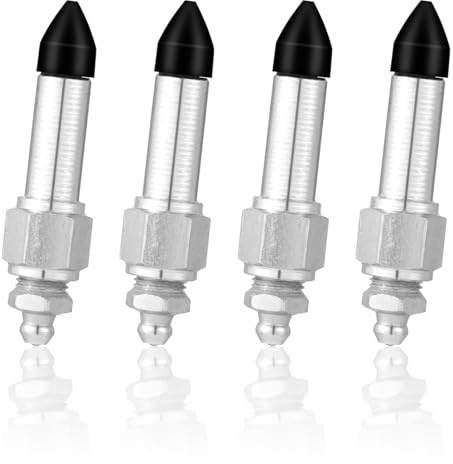 Gosknor 4 Stück Fett Nadel, Fettpresse Nadel Spitze Fettinjektornadel Fettpressen Abdichtung Adapter für Abgedichtete Lager Und Gleichlaufgelenke