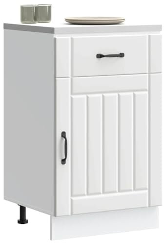 Generisch Küchen-Unterschrank Lucca Weiß Holzwerkstoff,jiangboyue-853717