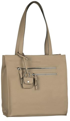 TOM TAILOR Winona Damen Shopper Umhängetasche Reißverschluss Mittelgroß