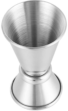 TOPPERFUN Coctelera Taza Medidora De Acero Inoxidable Jigger Doble Para Cócteles Medidor De Cocktail Para Bar Cocina