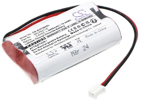 CS Cameron Sino Neu 5400mAh Ersatz Akku für Actaris Counter 2 CF560, CF560, Echo 2, KH210-RF, KP110-RF, KP111-RF, KT110-RF, KT150-RF, KTR310-RF, KTT310RF, KTT310-RF, KTU210-RF