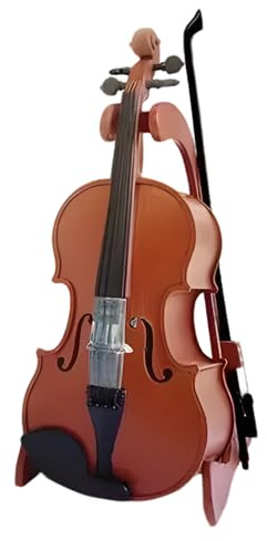 Miniatur-Geige für Spielzeug, Basteln, Musikinstrumente, Dekoration für Puppenhaus, kleines Instrument für Kinder und Erwachsene