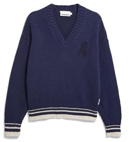 ARMEDANGELS Damen Strickpullover aus Bio-Baumwoll-Mix Iconic Å College Loose Fit