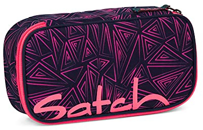 Satch Schlamperbox - Mäppchen groß, Trennfach, Geodreieck