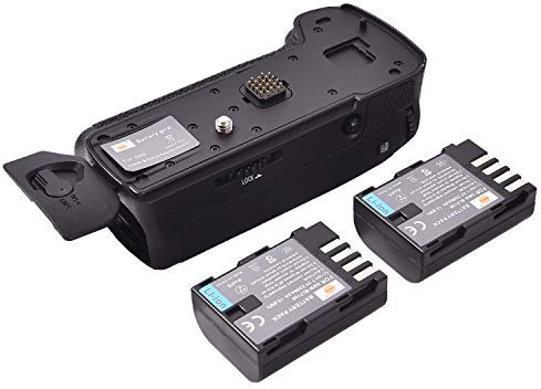 DSTE DMW-BGGH5 DMW-BGGH5GK Vertical Battery Grip Compatible for Panasonic LUMIX DMC-GH5 GH5 Digital Camera + 2x DMW-BLF19 Battery