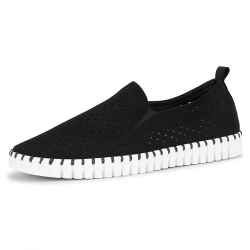 Ilse Jacobsen Mens Tulip 140 Textile Black Shoes 9 UK
