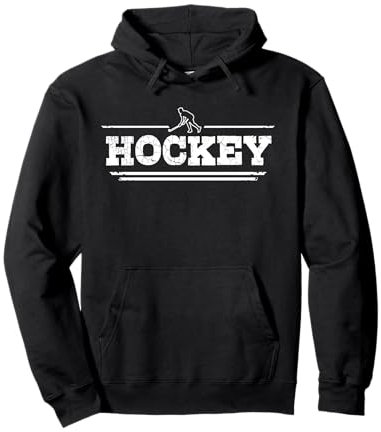 Distressed Look Hockey Geschenk für Hockeyspieler Pullover Hoodie