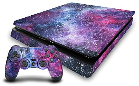 Head Case Designs Galaxie Mix Art Vinyle Autocollant De Jeu Peau Autocollant Couverture Compatible avec Sony PlayStation 4 PS4 Slim Console and DualShock 4 Controller
