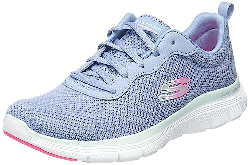 Skechers Flex Appel 4.0 Sportschuhe Damen Trainingsschuhe Sneaker Blau Freizeit, Schuhgröße:42 EU