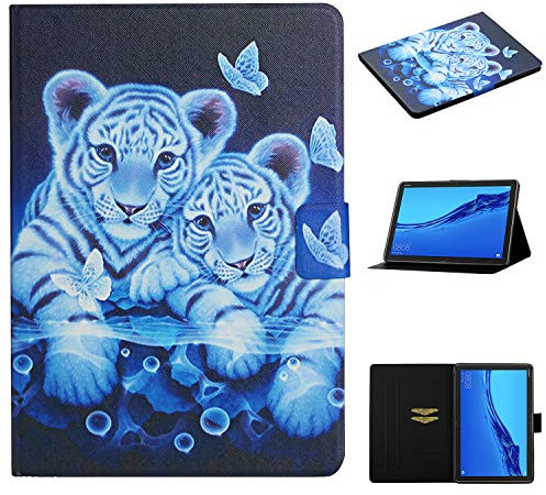Acelive Funda para Huawei Mediapad M5 Lite 10 10.1 Tablet con Soporte Fnción y Auto Sueño/Estela