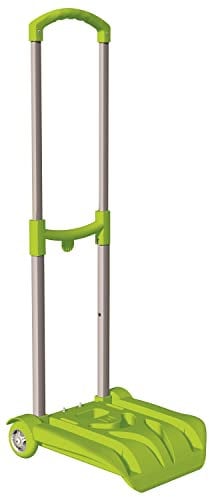 Seven Carrello Easy Trolley Junior Pieghevole, Sj, Porta Zaino, Verde