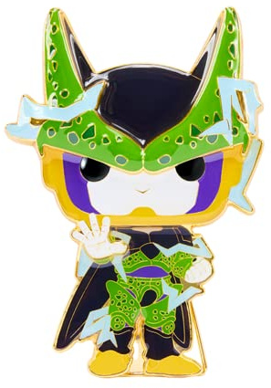 Loungefly POP! Large Enamel Pin Anime: DBZ - Gohan - Perfect Cell Chase Group - Dragon Ball Z Emaille-Nadeln - Niedliche Brosche Zum Sammeln - Für Rucksäcke & Taschen - Geschenkidee