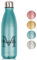 Personalisierte Glitzer Thermoflasche 500ml – Trinkflasche mit Namen aus Edelstahl – Thermosflasche Kinder & Erwachsene – Geschenk zur Einschulung, Schule, Büro, Sport – Glitzergeschenk, Türkis