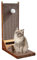 Wand-Katzenkratzer, Vertikaler Katzenkratzbaum aus Pappe, Katzenkratzspielzeug, Katzenminze-Spielzeug, Katzengeschenke, Katzenspielzeug Interaktiv