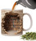 Ceolup Mehrzweckbecher Aus Keramik Bücherregal Becher Kaffeetasse Für Buchliebhaber -Bücherregal-Tasse Bücher Lesen Hobby Bücherwurm Becher 11 Unzen