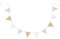 Little Dutch AC21003023 Musselin Wimpelkette Baby Bunny - Newborn Naturals